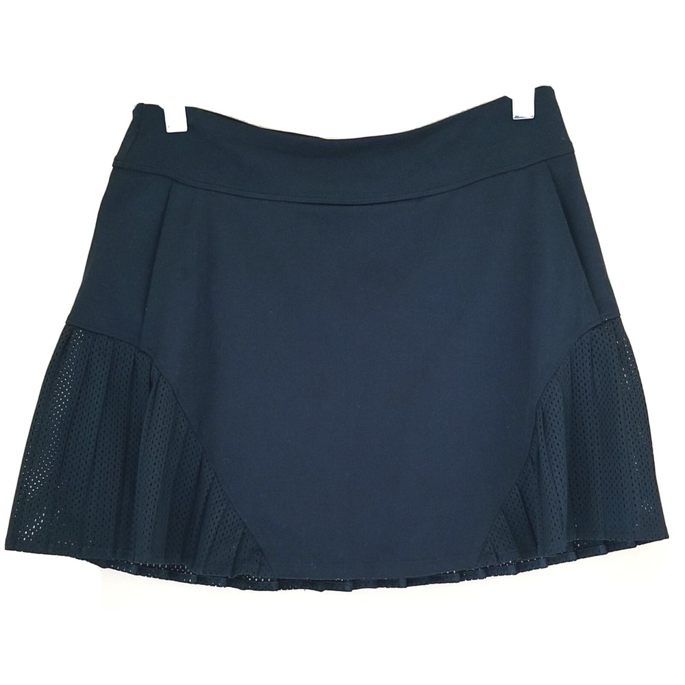 UNDER ARMOUR Sz S Fitted Tennis Golf Skirt Skort Heat Gear Pleated Mesh Pockets